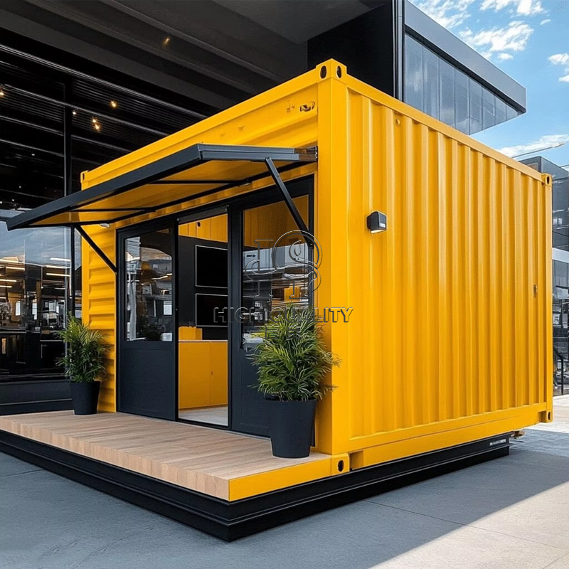 Coffee Tea Kiosk - Casa Container de Painel Sanduíche de