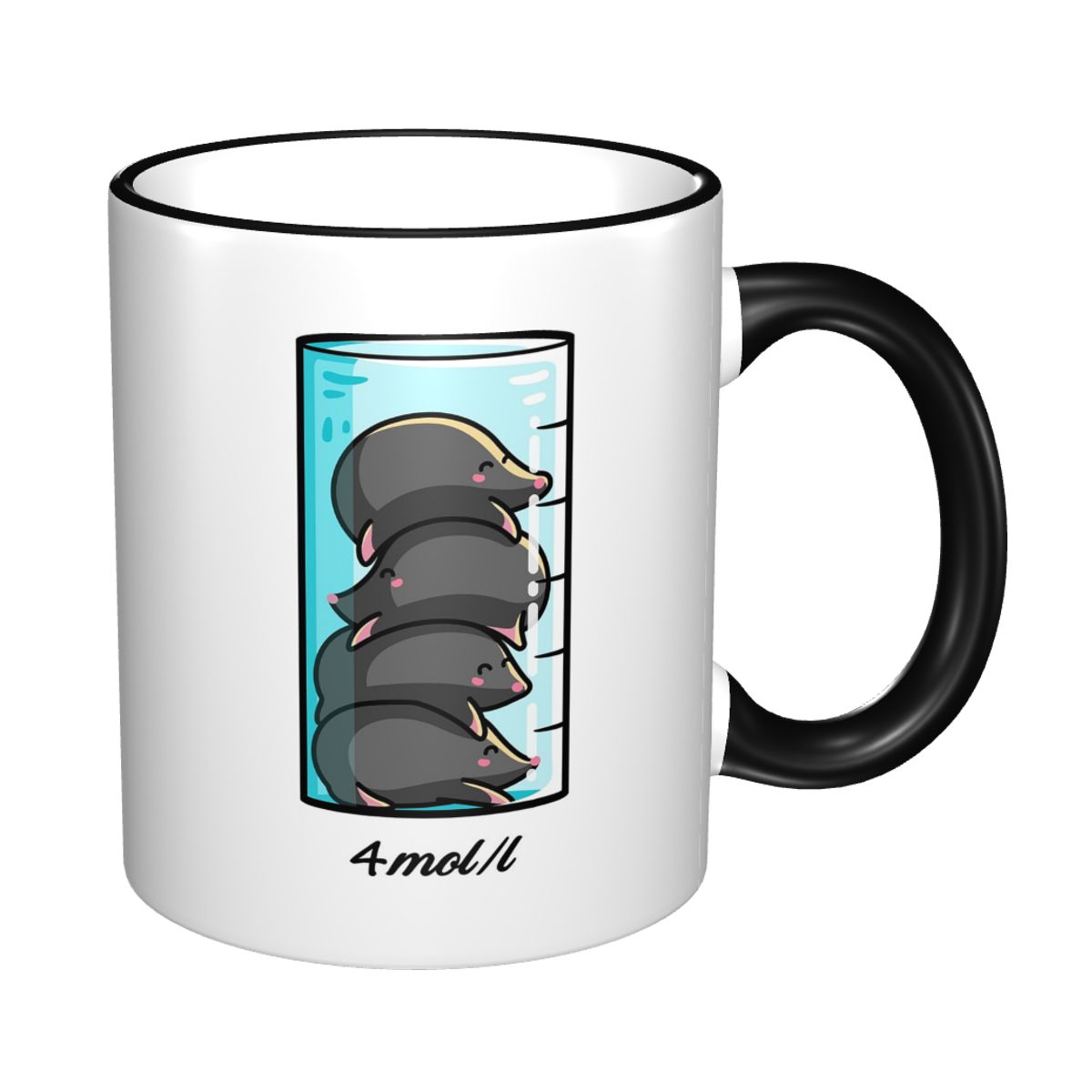 Coffee Tea Joke - Caneca de Cerâmica Engraçada com Piada