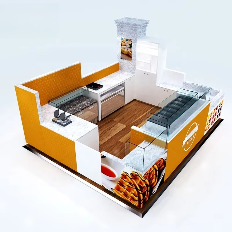 Coffee Tea Kiosk - Quiosque de Chá de Bolhas Moderno