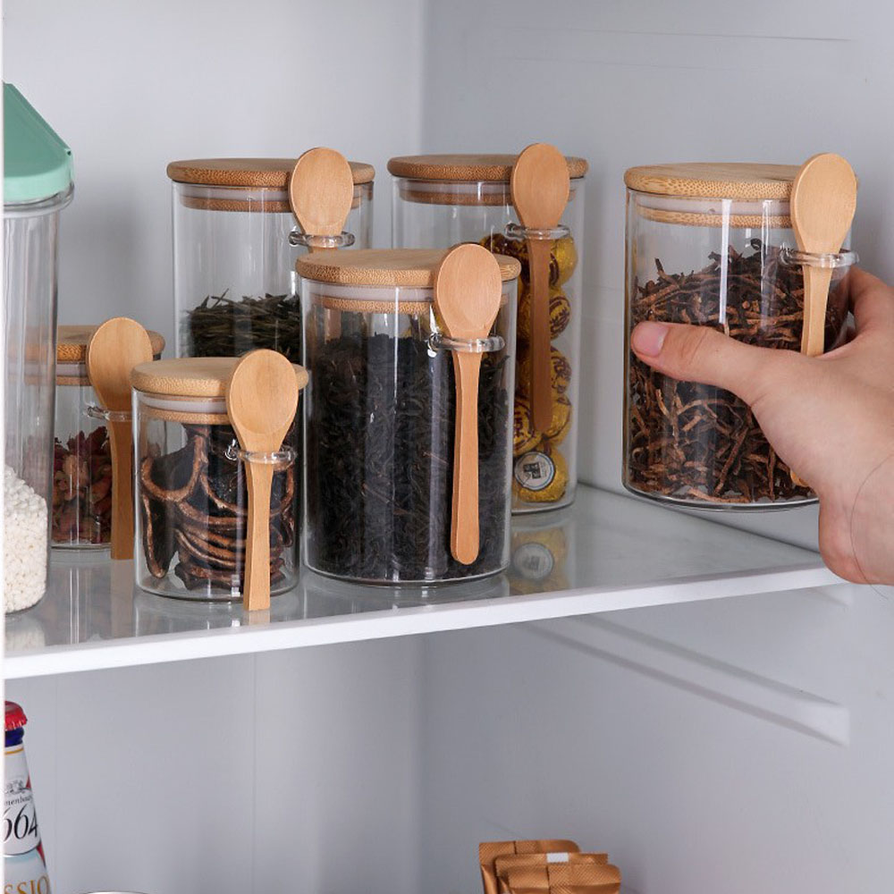 Canister Coffee Sugar Tea - Recipientes Plásticos Herméticos para Armazenamento de