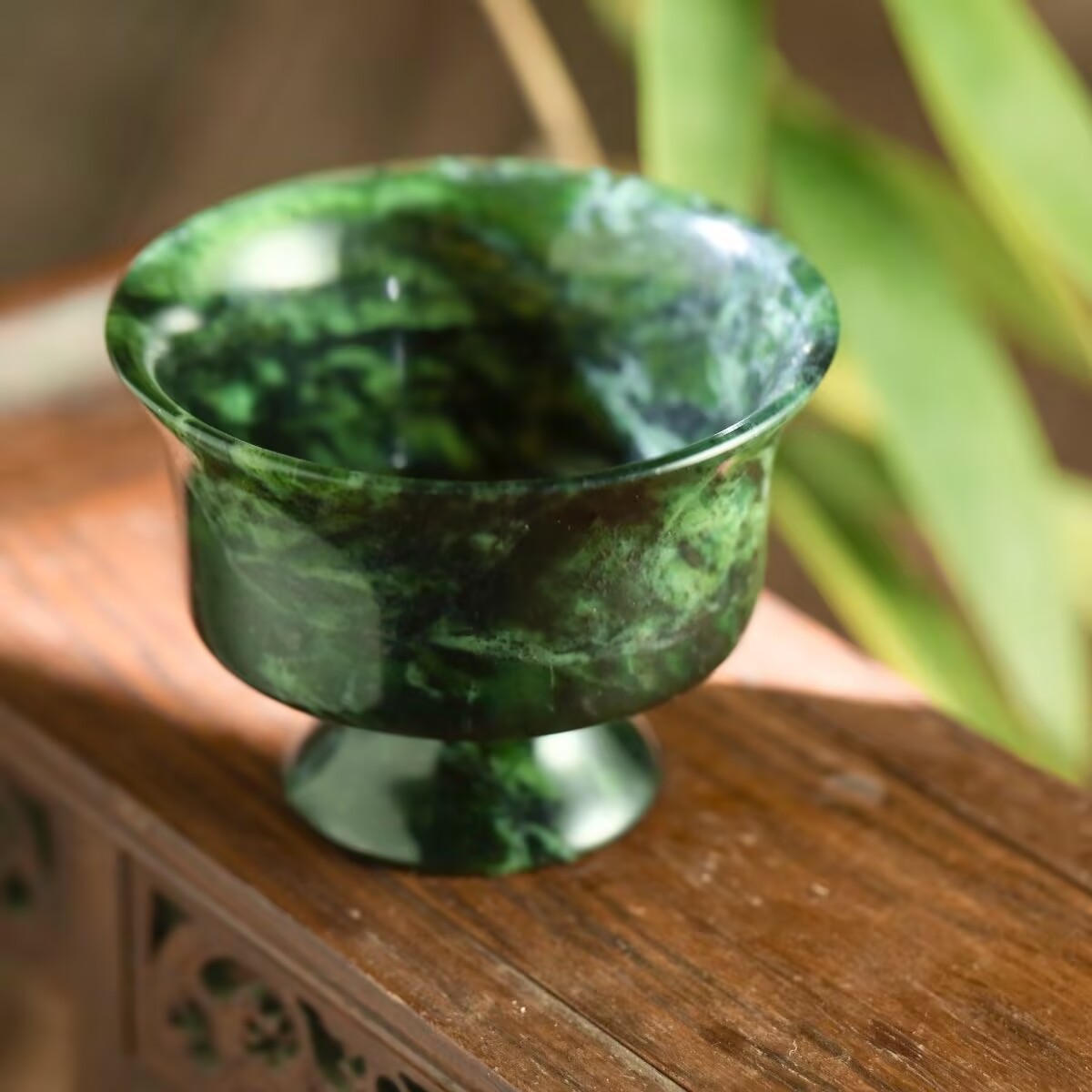 Gongfu Tea Set - Natural verde jade xícara de chá