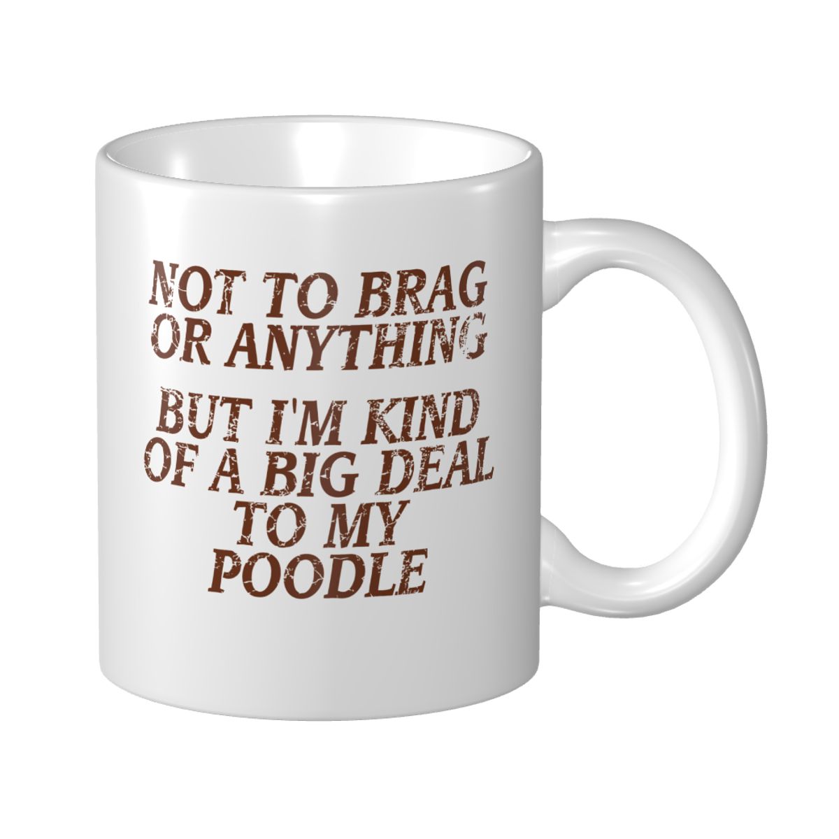 Coffee Tea Joke - Mark copo caneca poodle piada cão
