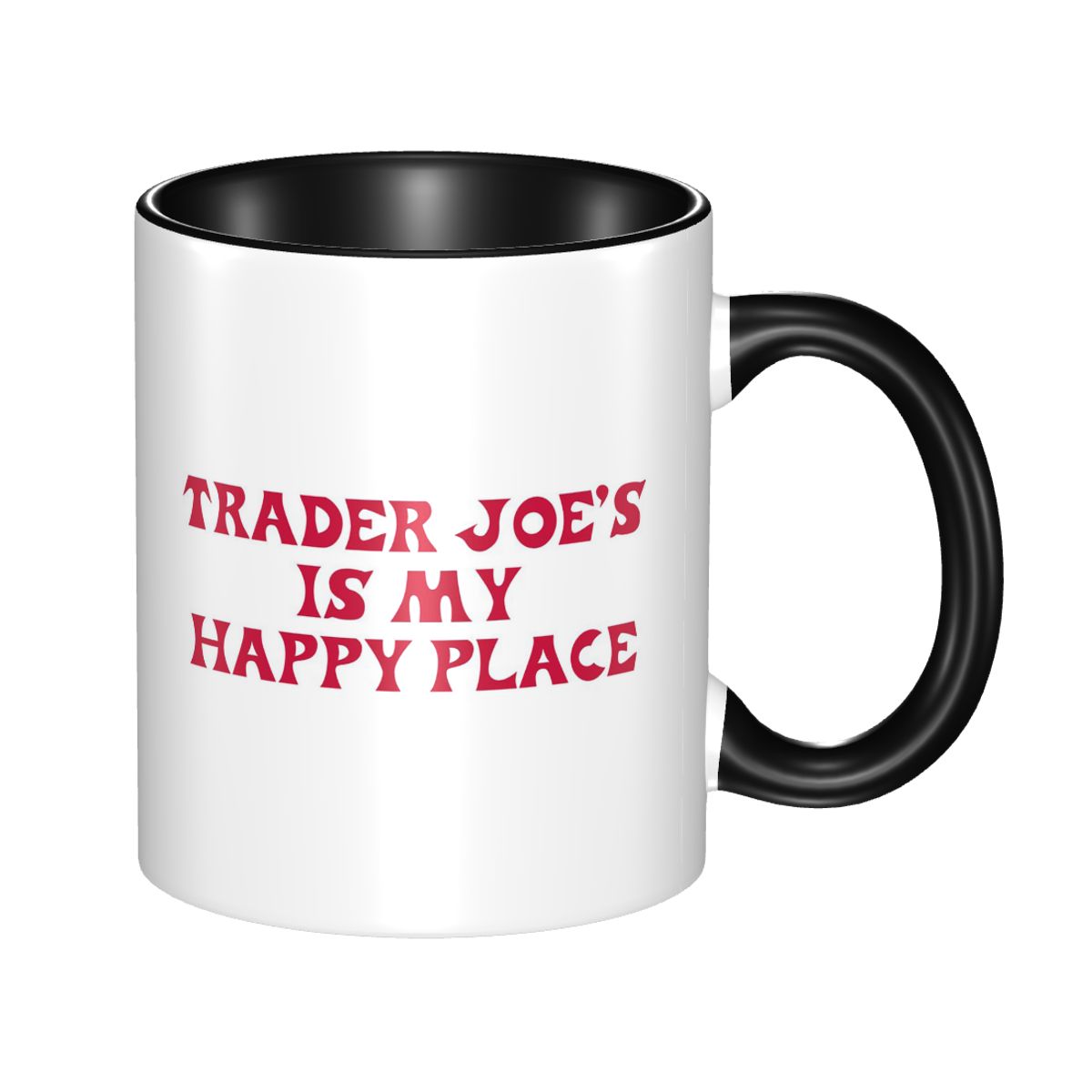 Coffee Tea Place - Caneca Divertida com Citação 'Trader Joe's