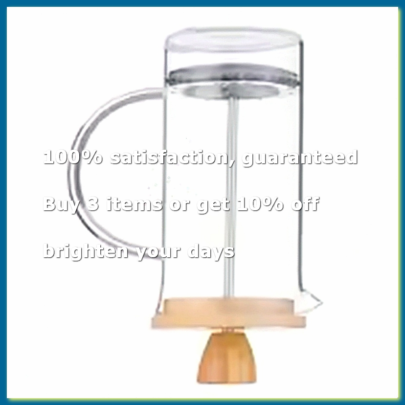 French Press Glass - Cafeteira Francesa com Filtro em Vidro