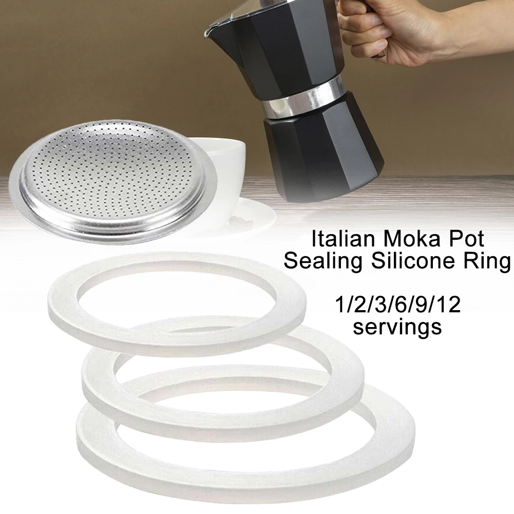 Moka Pot Stove - 1 conjunto de vedação de borracha