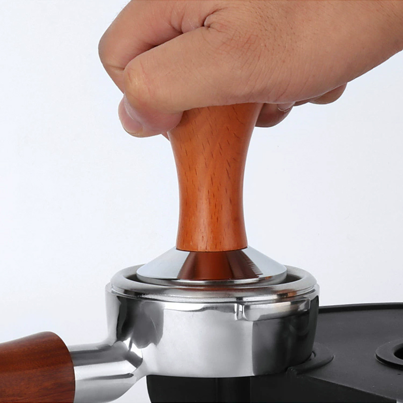 Coffee Tamper Leveler - Tamper de café doméstico 49/51/53/58mm, cabo