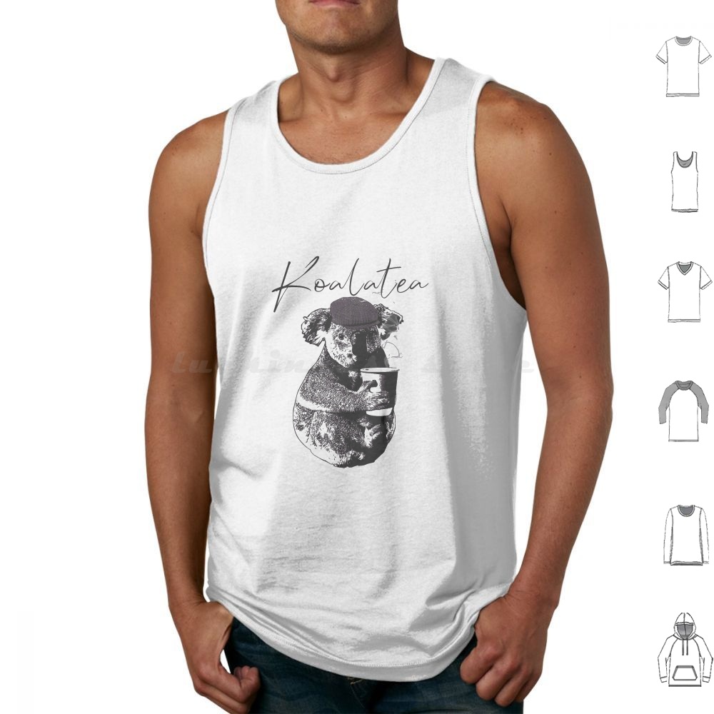 Coffee Tea Joke - Camisetas Regata Koalatea Sem Mangas com