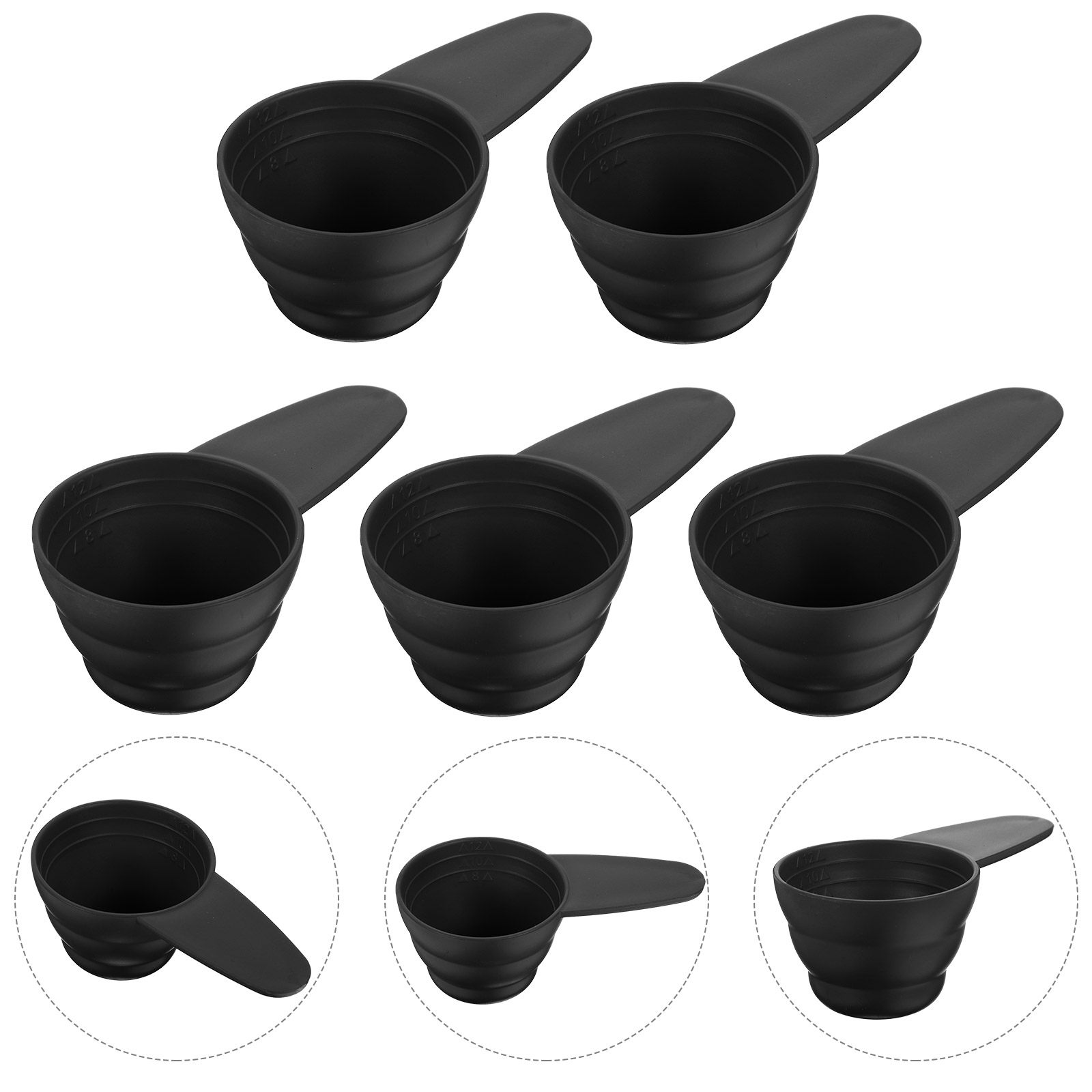 Coffee Tea Sugar - Conjunto de 5 Colheres Medidoras com
