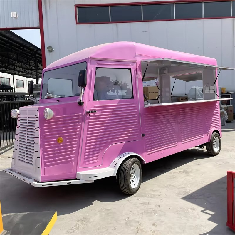 Coffee Tea Van - Foodtruck elétrico condutor móvel vintage cabido