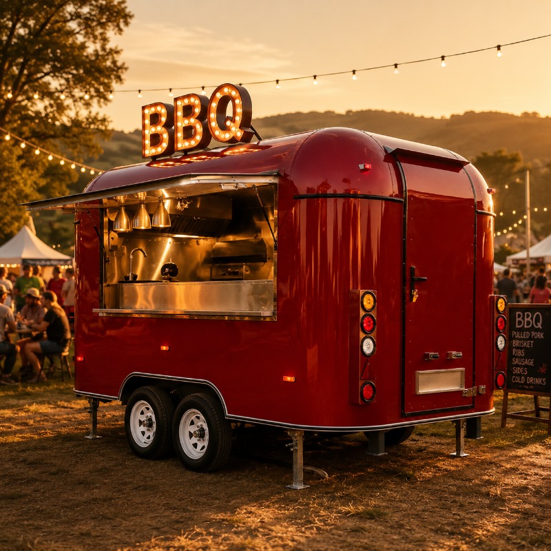 Coffee Tea Van - Carrinho de Comida Personalizado para Catering