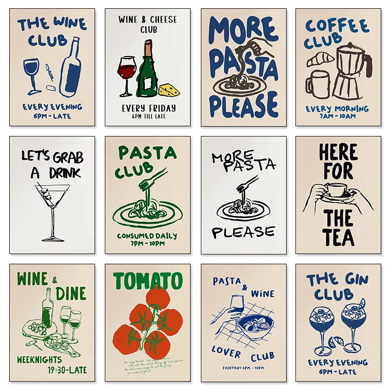 Coffee Tea Picture - Arte Moderna para Cozinha, Vinho, Café,
