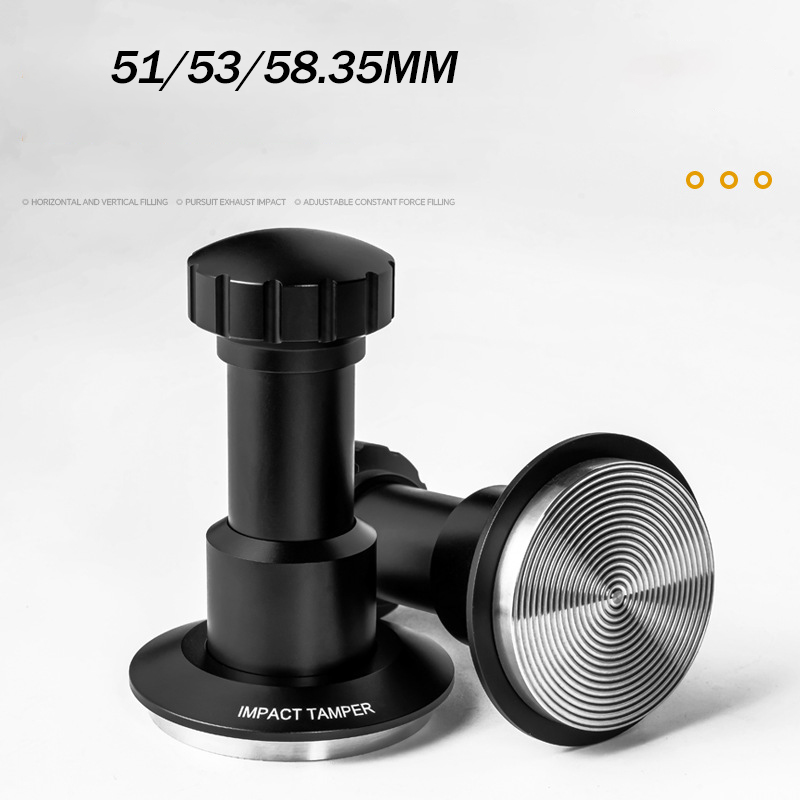 Coffee Tamper Leveler - 51/53/58mm calcadeira de impacto de café