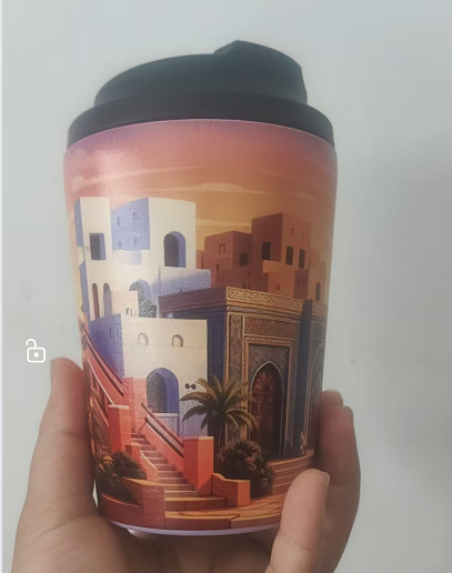 Coffee Tea Picture - Copo Térmico Personalizado com Logotipo, Imagem,