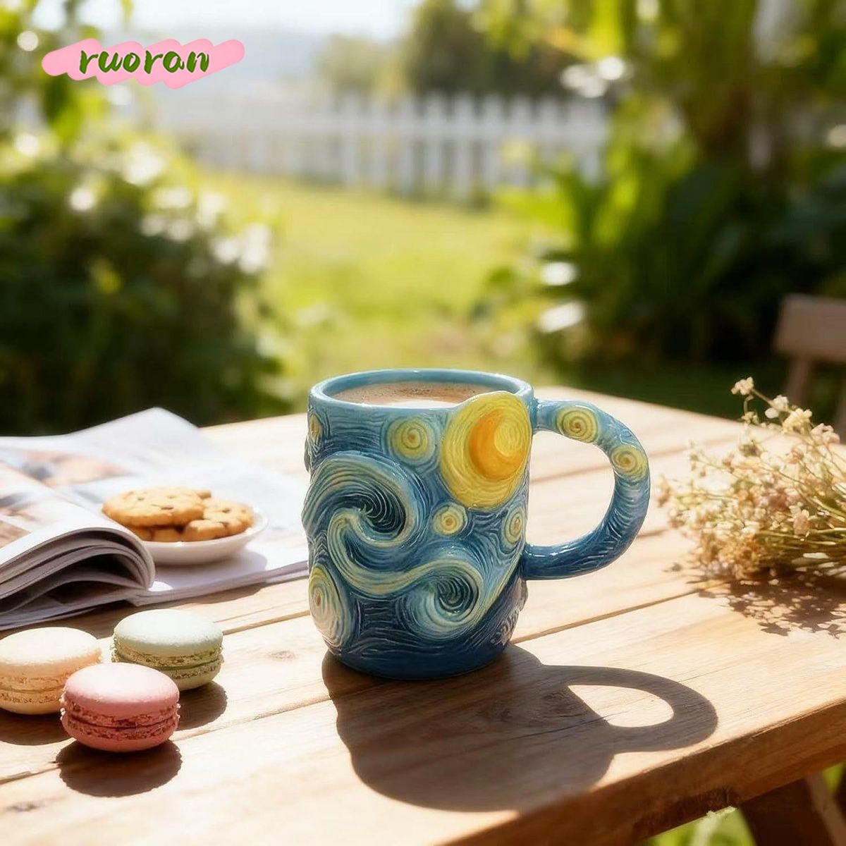 Coffee Tea Van - Caneca Van Gogh Noite Estrelada Criativa