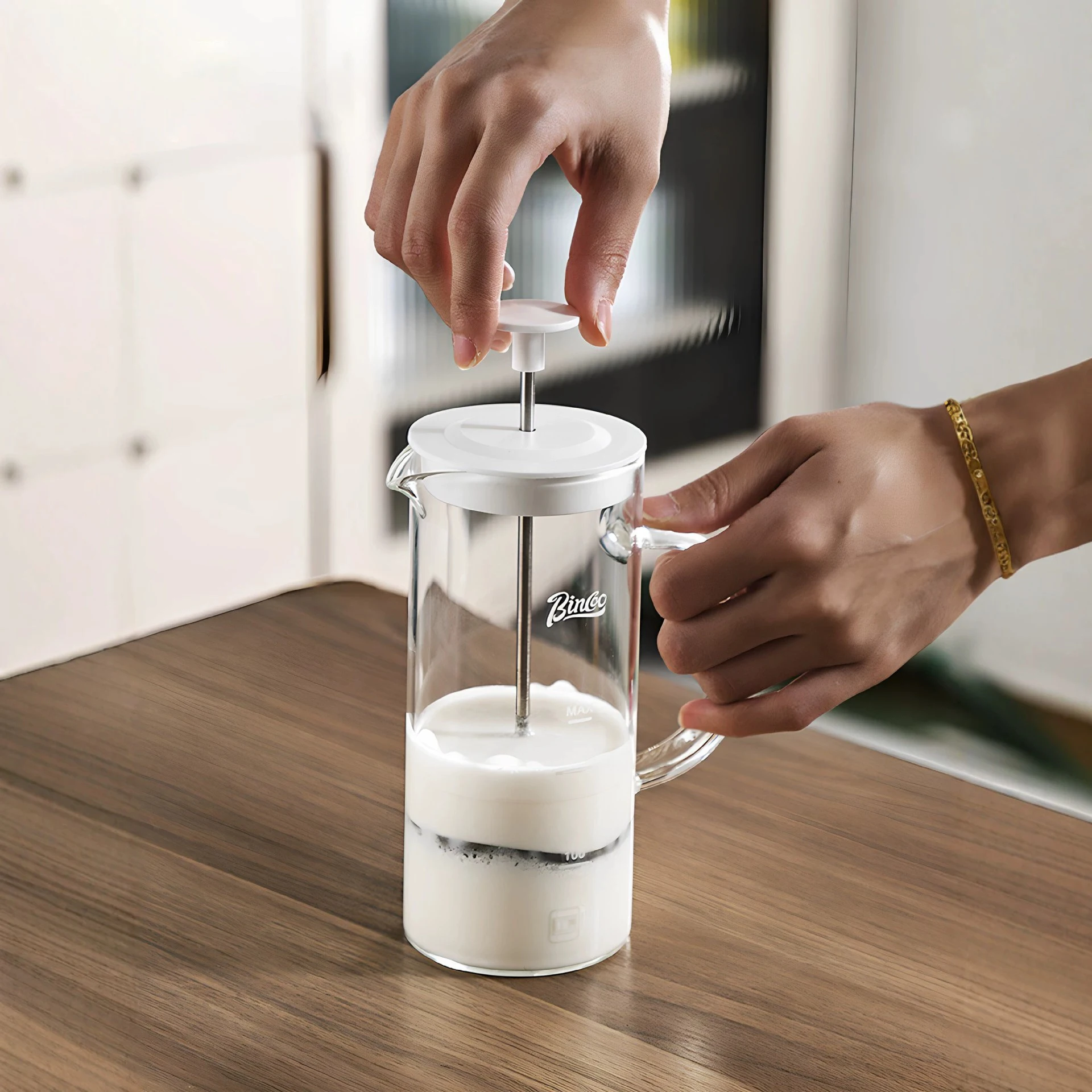 French Press Glass - Cafeteira Francesa de Vidro 550ml para