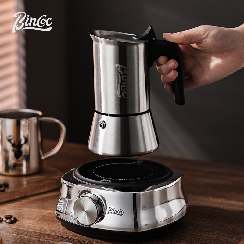 Moka Pot Stove - Bincoo pote mocha reto de aço