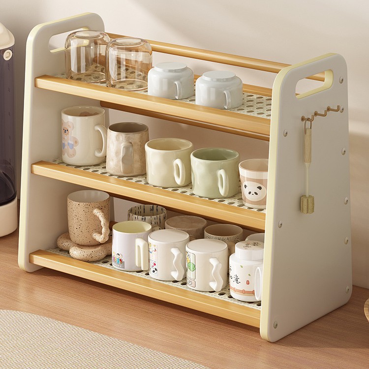 Coffee Tea Place - Porta-copos, prateleira, prateleira para armazenamento de