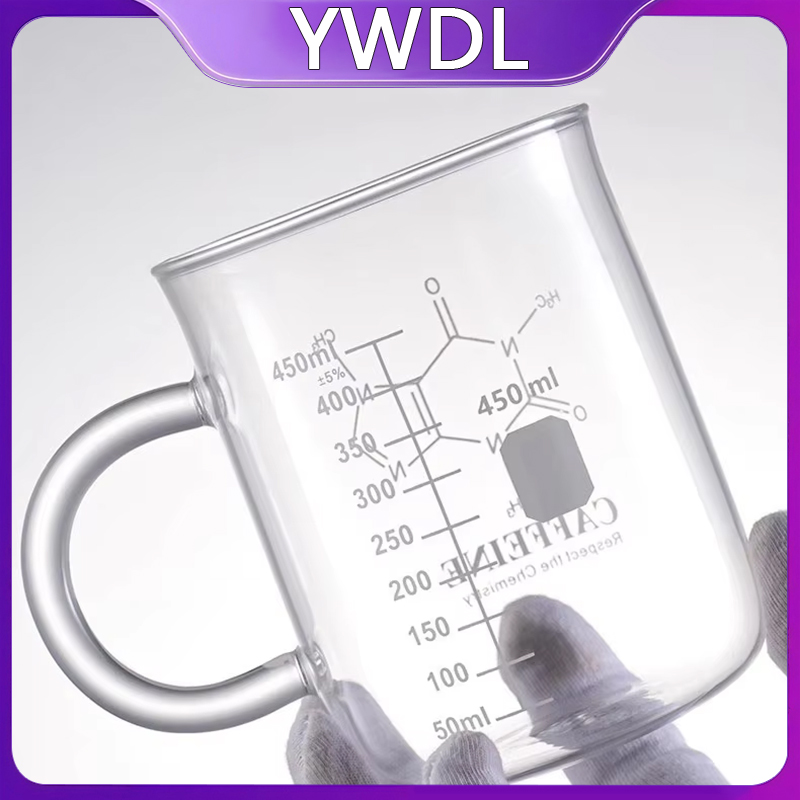 French Press Glass - Copo Medidor de Vidro Borossilicato de