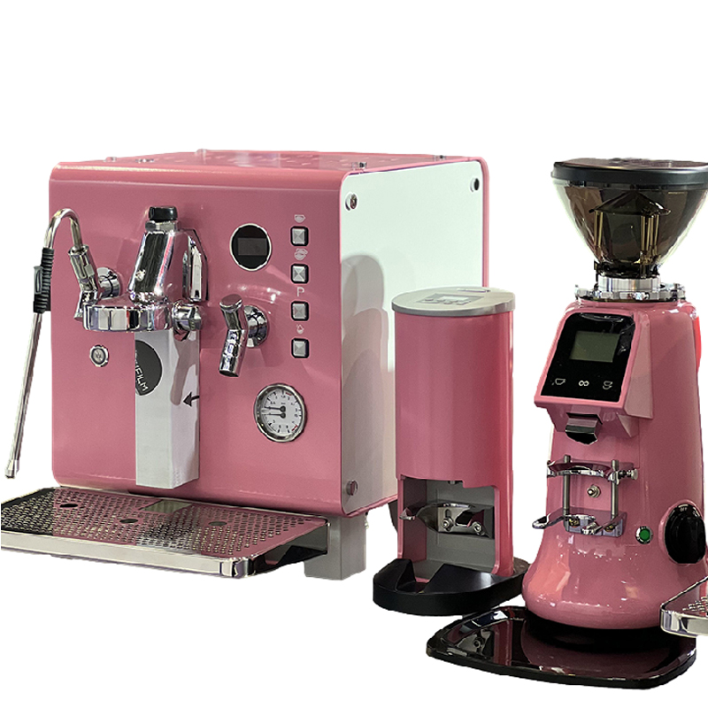 Coffee & Tea Phúc Long - Máquina de Café Profissional Rosa Semi-Automática