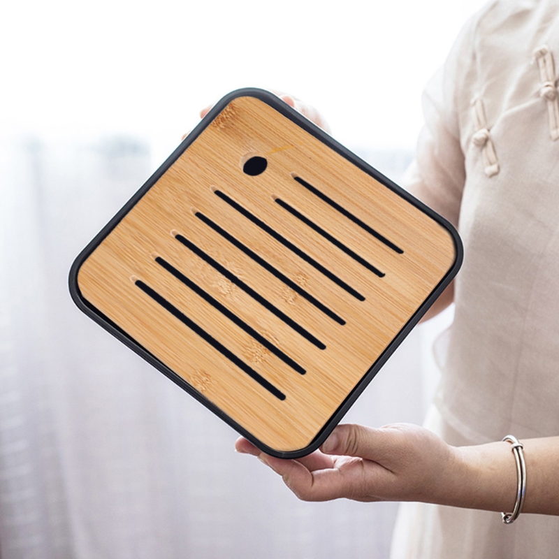 Bamboo Tea Tray - Bandeja de chá de bambu mini