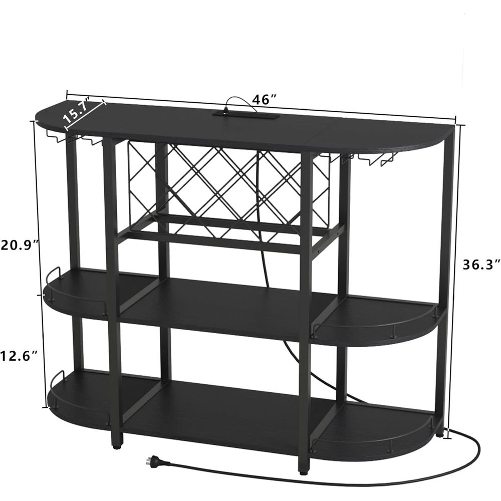 Mesa de Café Preta de 3 Níveis - Coffee & Tea Phúc Long avaliação e preço