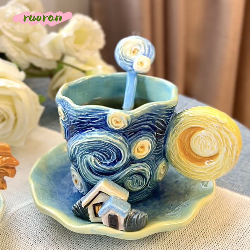 Caneca de Cerâmica Van Gogh No - Coffee Tea Van avaliação e preço