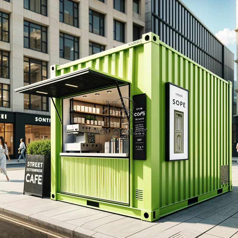 Casa Container de Painel Sandu - Coffee Tea Kiosk avaliação e preço