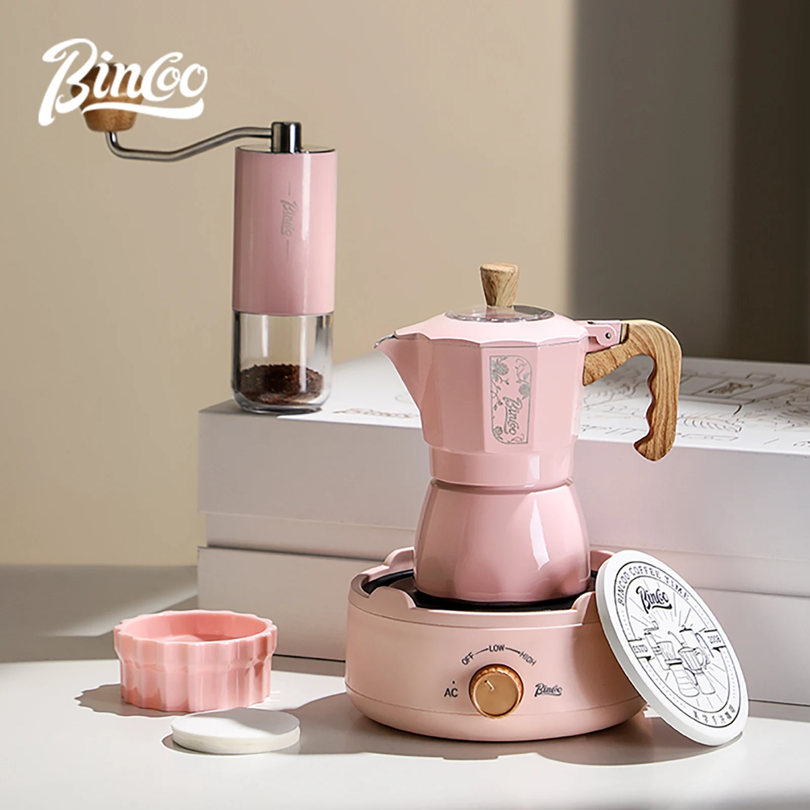 Bincoo válvula dupla moka pote - Moka Pot Stove avaliação e preço