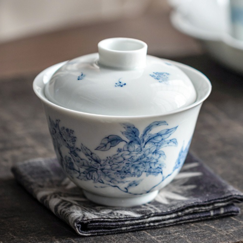 Antigo azul branco porcelana g - Gongfu Tea Set avaliação e preço