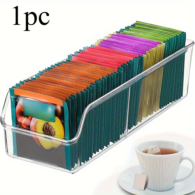 Caixa organizadora transparent - Coffee Tea Sugar avaliação e preço