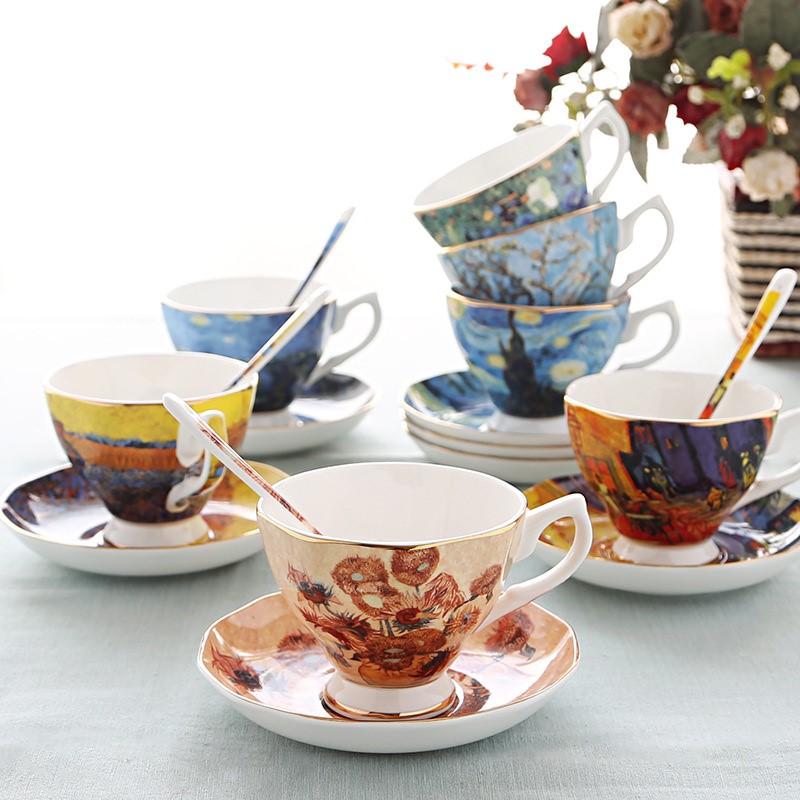 Van gogh arte pintura canecas  - Coffee Tea Van avaliação e preço