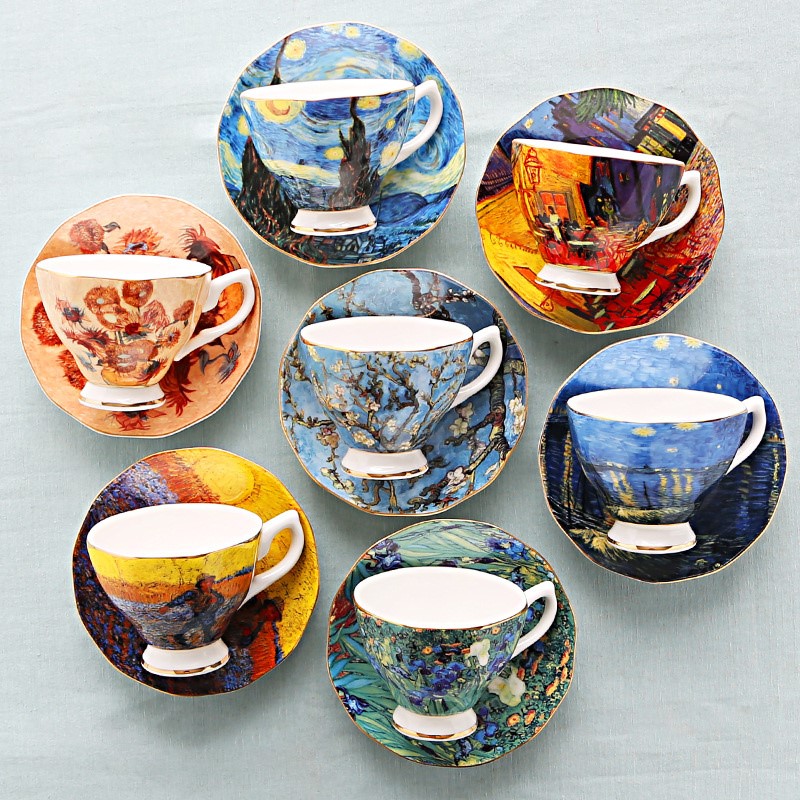 Van gogh arte pintura canecas  - Coffee Tea Van avaliação e preço
