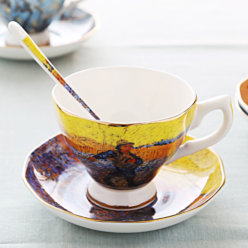 Van gogh arte pintura canecas  - Coffee Tea Van avaliação e preço