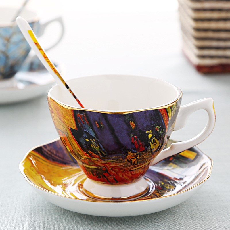 Van gogh arte pintura canecas  - Coffee Tea Van avaliação e preço