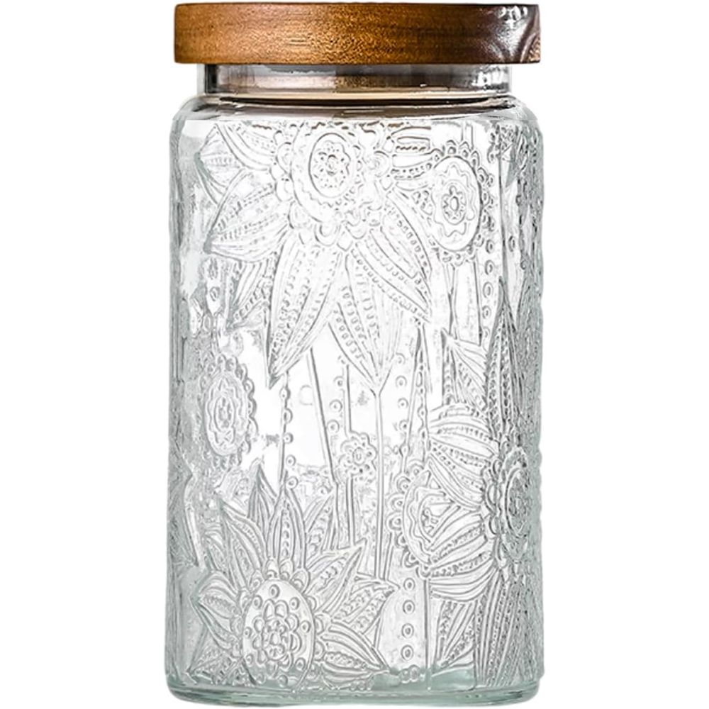 Frascos de Vidro Vintage de 32 - Canister Coffee Sugar Tea avaliação e preço