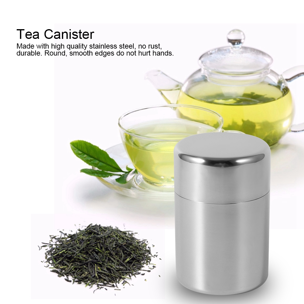 Latas de Aço Inoxidável para C - Canister Coffee Sugar Tea avaliação e preço