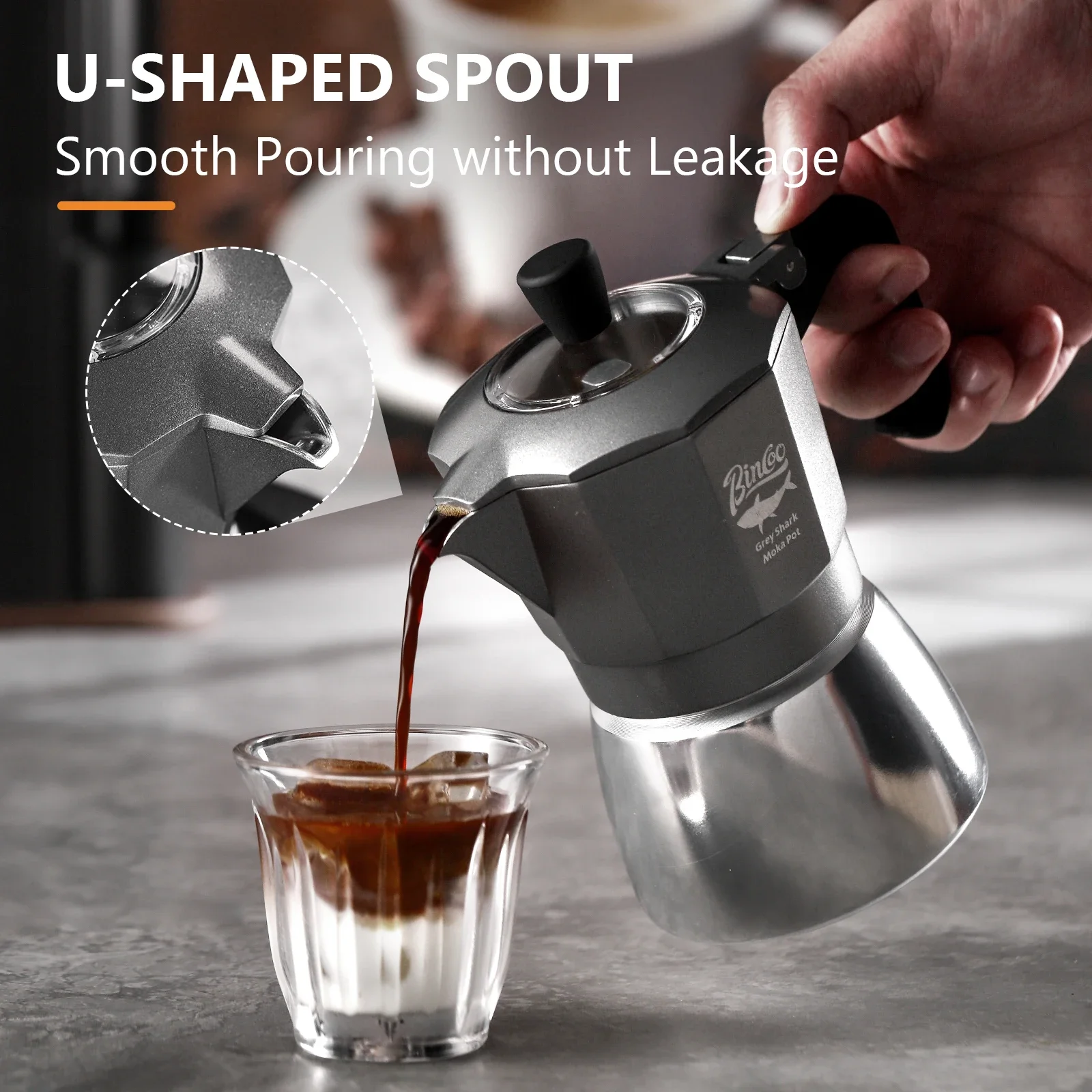 Cafeteira Moka Bincoo de 2 xíc - Moka Pot Stove avaliação e preço