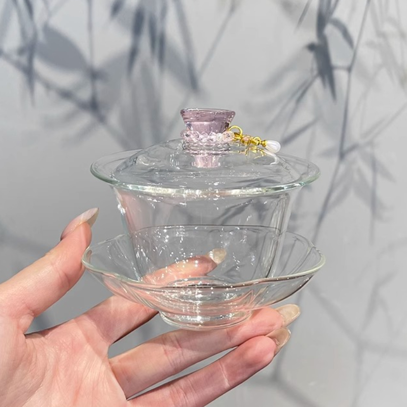 Conjunto de chá gaiwan de vidr - Gongfu Tea Set avaliação e preço