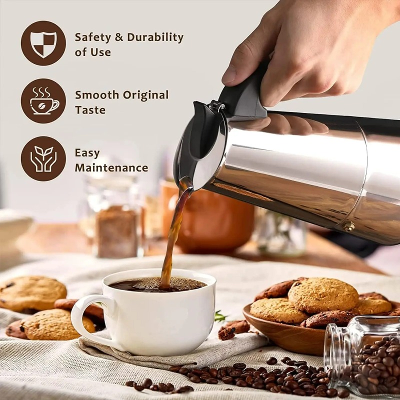 Cafeteira Moka de Aço Inoxidáv - Moka Pot Stove avaliação e preço