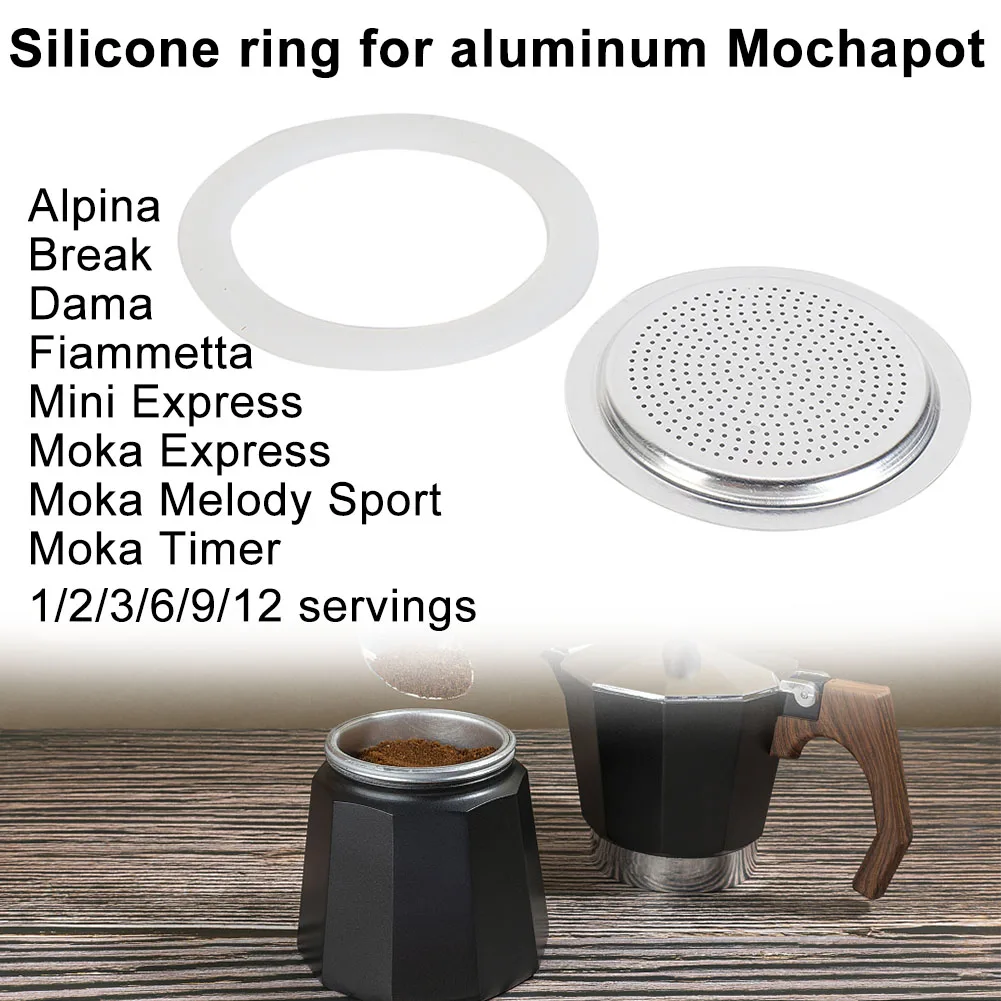 1 conjunto de vedação de borra - Moka Pot Stove avaliação e preço