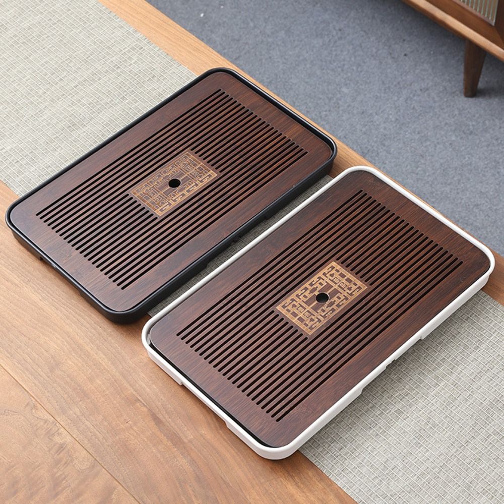 Bandeja de chá de bambu 43.5x2 - Bamboo Tea Tray avaliação e preço