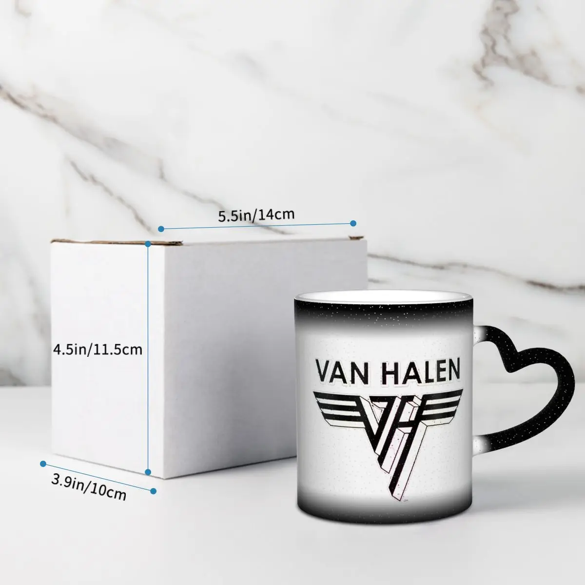 Caneca com Logo Van Halen 5150 - Coffee Tea Van avaliação e preço