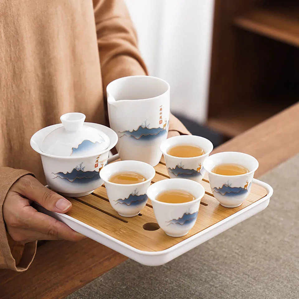 Conjunto de chá kung fu chinês - Gongfu Tea Set avaliação e preço