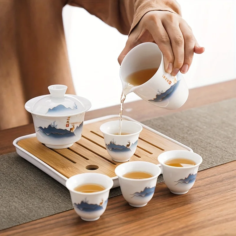 Conjunto de chá kung fu chinês - Gongfu Tea Set avaliação e preço