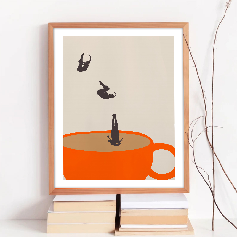 Funny Girl Coffee Tea Cup Medi - Coffee Tea Picture avaliação e preço