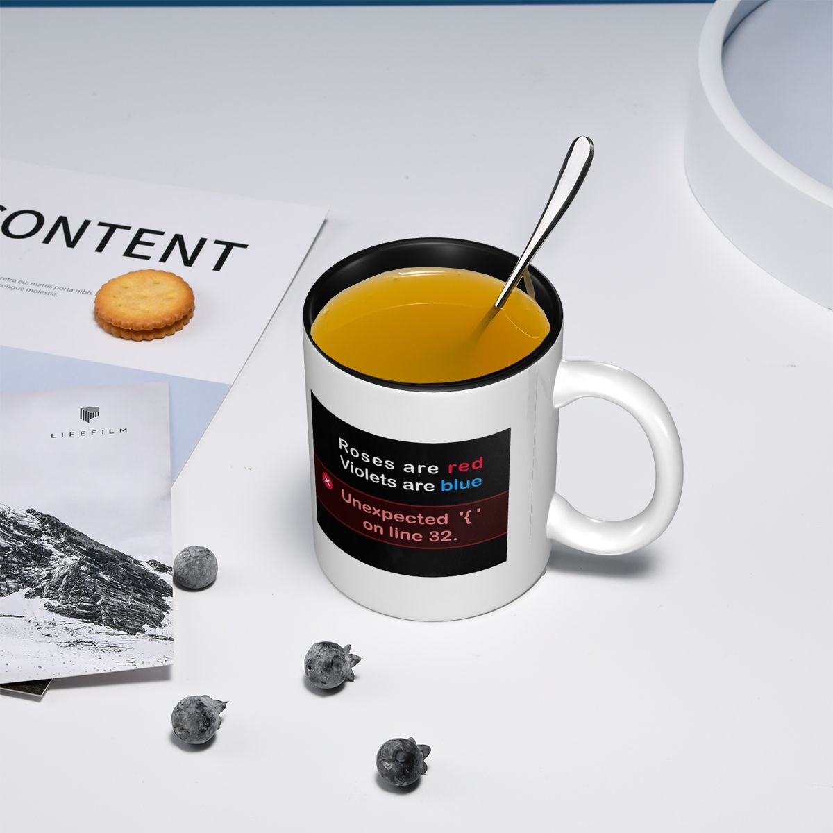 Caneca Engraçada de Cerâmica c - Coffee Tea Joke avaliação e preço