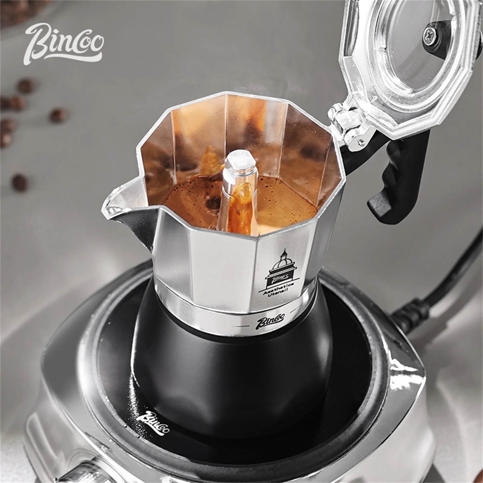 BINCOO Pote Moka de Válvula Du - Moka Pot Stove avaliação e preço