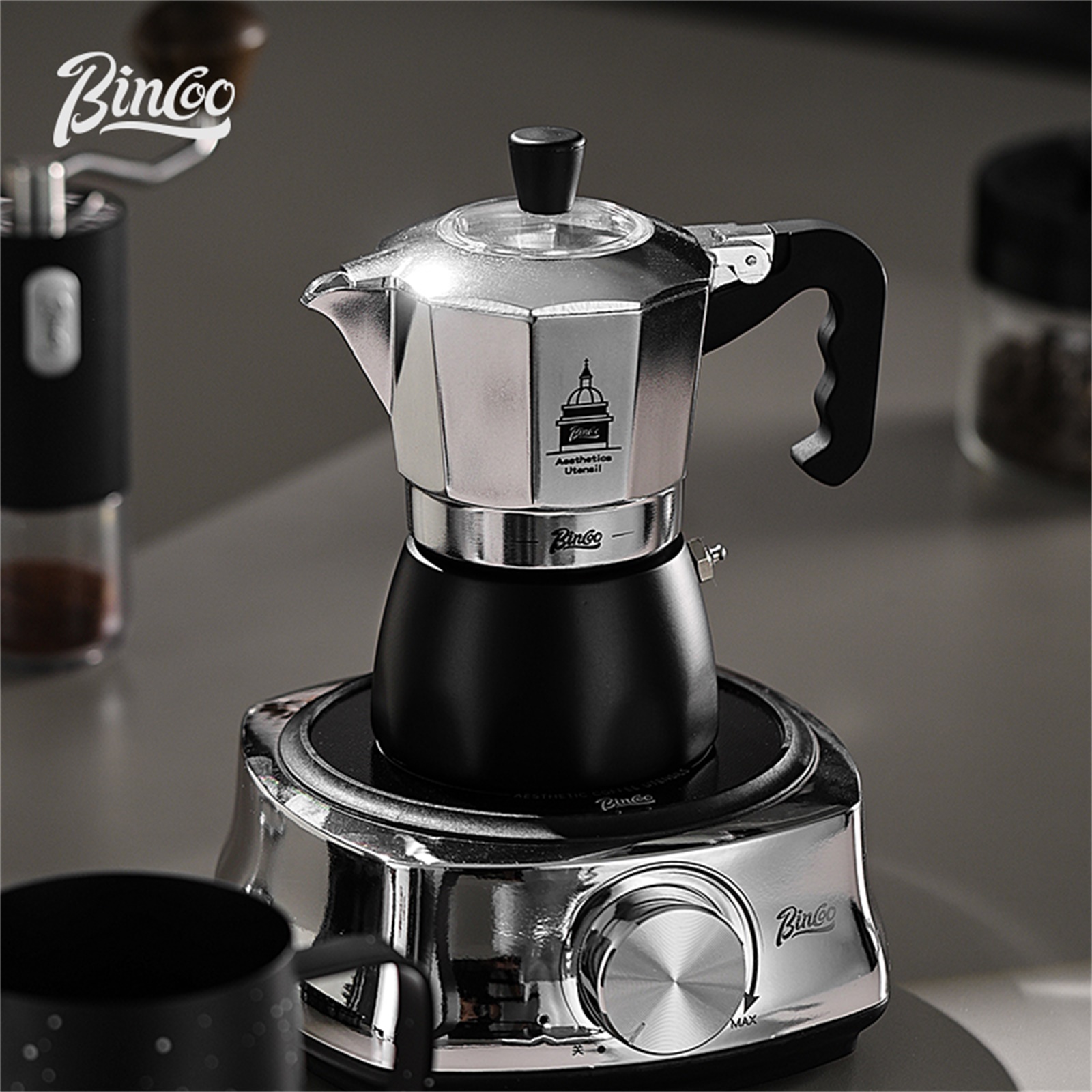 BINCOO Pote Moka de Válvula Du - Moka Pot Stove avaliação e preço