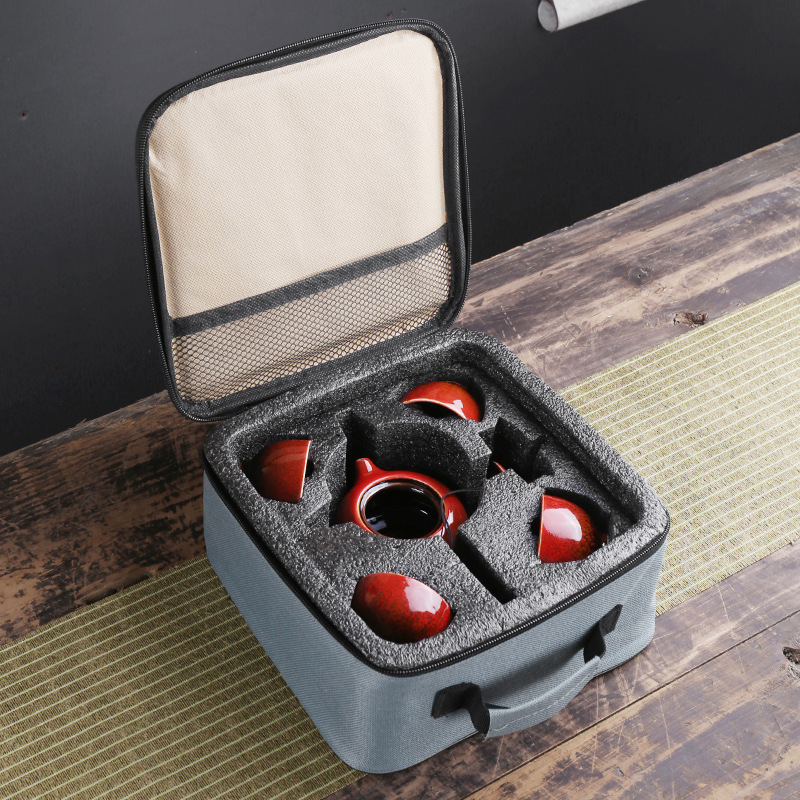 Com saco de viagem 4 copos chi - Gongfu Tea Set avaliação e preço