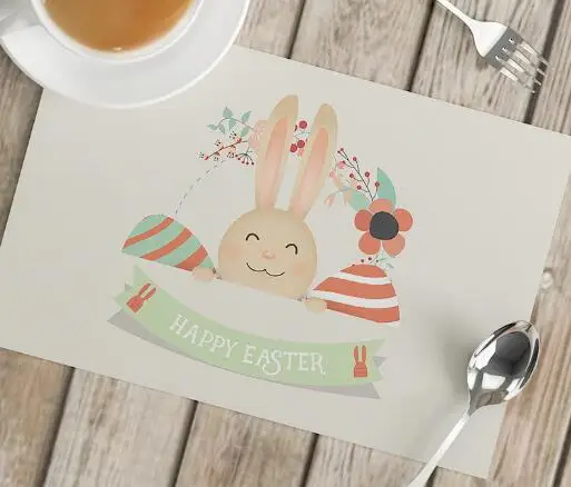 Sousplat de Pano Estampado com - Coffee Tea Place avaliação e preço